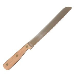 Harvard Cutlery 574 Serrated Bread Knife 8.5 Inch Blade Wood Handle Full Tang